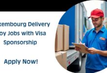 Luxembourg Delivery Boy Jobs with Visa Sponsorship