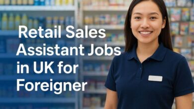 Retail Sales Assistant Jobs in UK for Foreigner