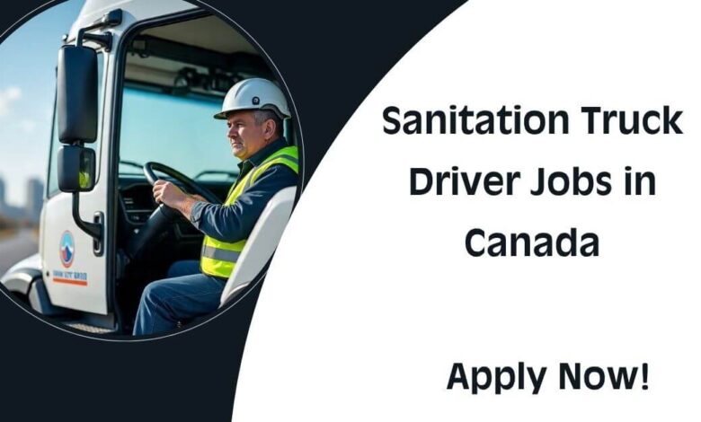 Sanitation Truck Driver Jobs in Canada