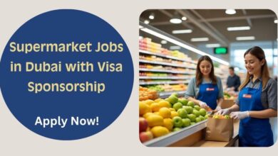 Supermarket Jobs in Dubai with Visa Sponsorship