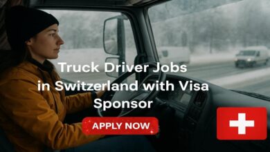 Truck Driver Jobs in Switzerland with Visa Sponsor