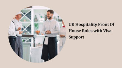 UK Hospitality Front Of House Roles with Visa Support