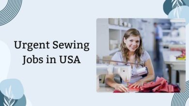 Urgent Sewing Jobs in USA