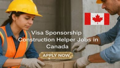 Visa Sponsorship Construction Helper Jobs in Canada