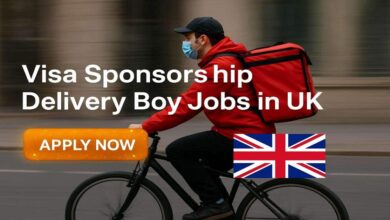 Visa Sponsorship Delivery Boy Jobs in UK