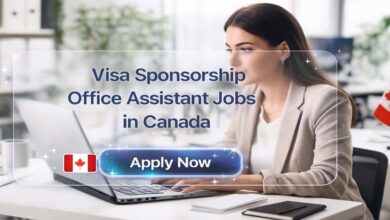 Visa Sponsorship Office Assistant Jobs in Canada