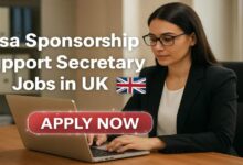 Visa Sponsorship Support Secretary Jobs in UK