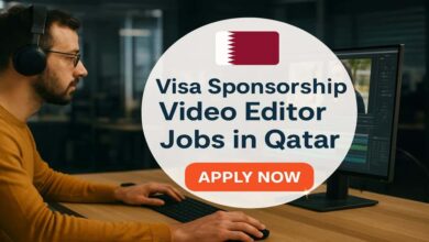 Visa Sponsorship Video Editor Jobs in Qatar