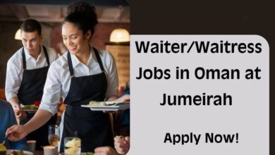 Waiter/Waitress Jobs in Oman at Jumeirah