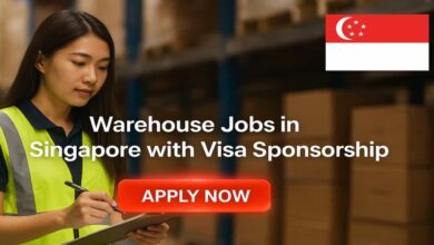 Warehouse Jobs in Singapore with Visa Sponsorship