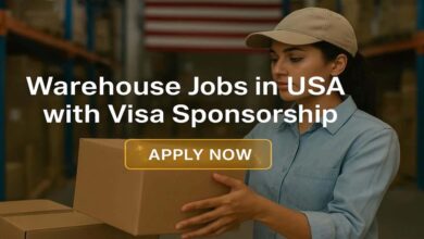 Warehouse Jobs in USA with Visa Sponsorship