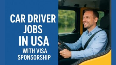 Car Driver Jobs in USA with Visa Sponsorship
