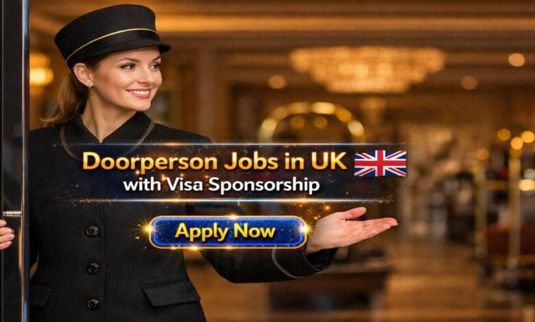 Doorperson Jobs in UK with Visa Sponsorship