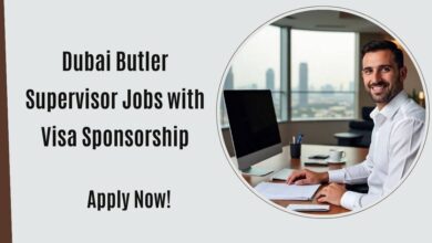 Dubai Butler Supervisor Jobs with Visa Sponsorship