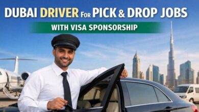 Dubai Driver For Pick and Drop Jobs With Visa Sponsorship