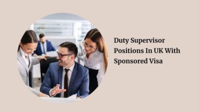 Duty Supervisor Positions In UK With Sponsored Visa