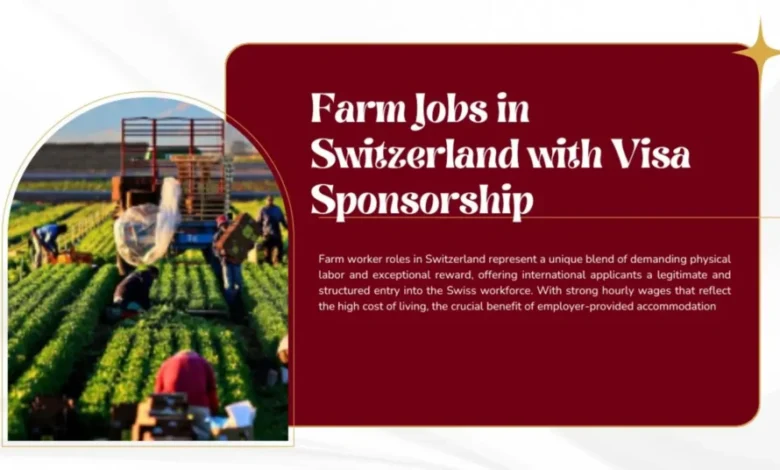 Farm Jobs in Switzerland