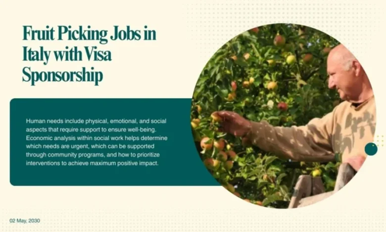 Fruit Picking Jobs in Italy