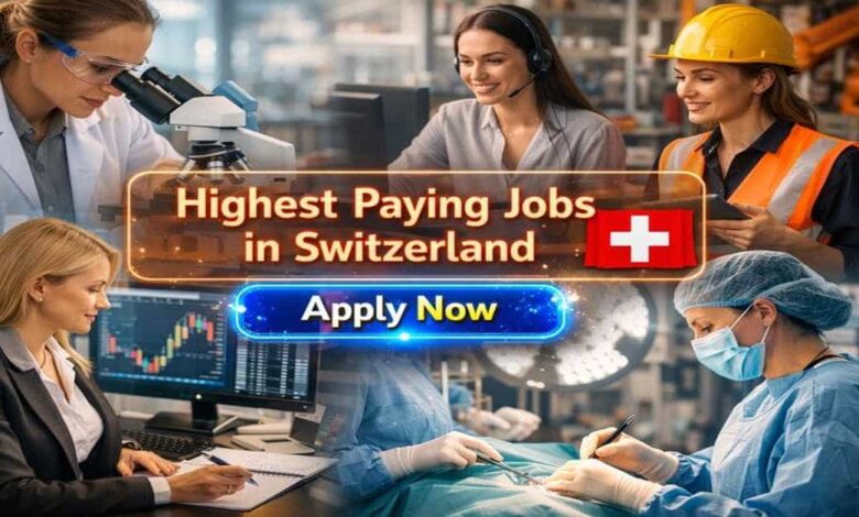 Highest Paying Jobs in Switzerland