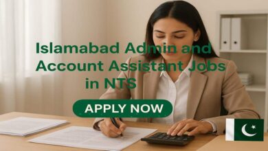 Islamabad Admin and Account Assistant Jobs in NTS