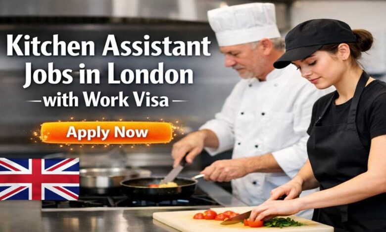 Kitchen Assistant Jobs in London with Work Visa