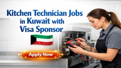 Kitchen Technician Jobs in Kuwait with Visa Sponsor