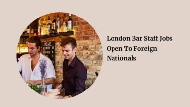 London Bar Staff Jobs Open To Foreign Nationals