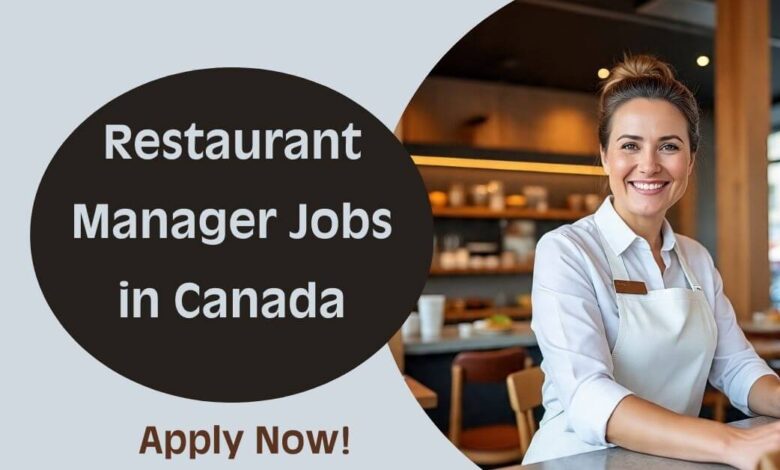Restaurant Manager Jobs in Canada