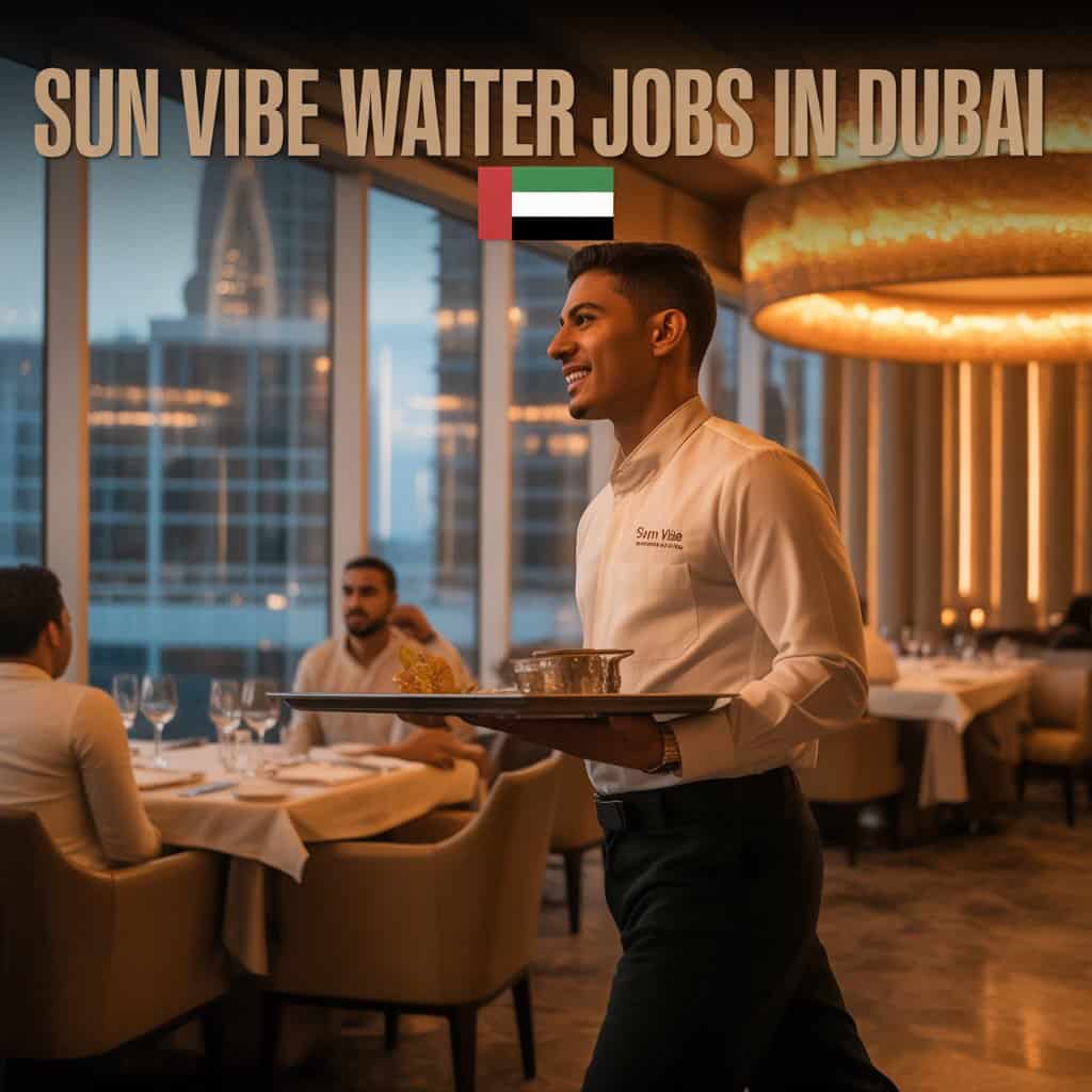Sun Vibe Waiter Jobs in Dubai