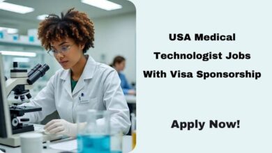 USA Medical Technologist Jobs With Visa Sponsorship