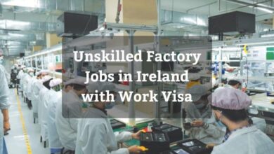 Unskilled Factory Jobs in Ireland with Work Visa