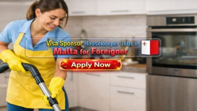 Visa Sponsor Housekeeper Jobs in Malta for Foreigner