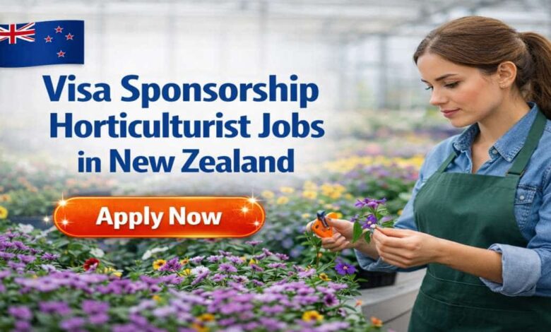 Visa Sponsorship Horticulturist Jobs in New Zealand