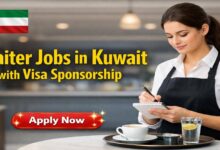 Waiter Jobs in Kuwait with Visa Sponsorship