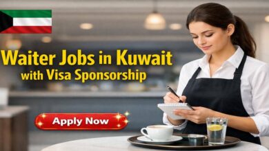 Waiter Jobs in Kuwait with Visa Sponsorship