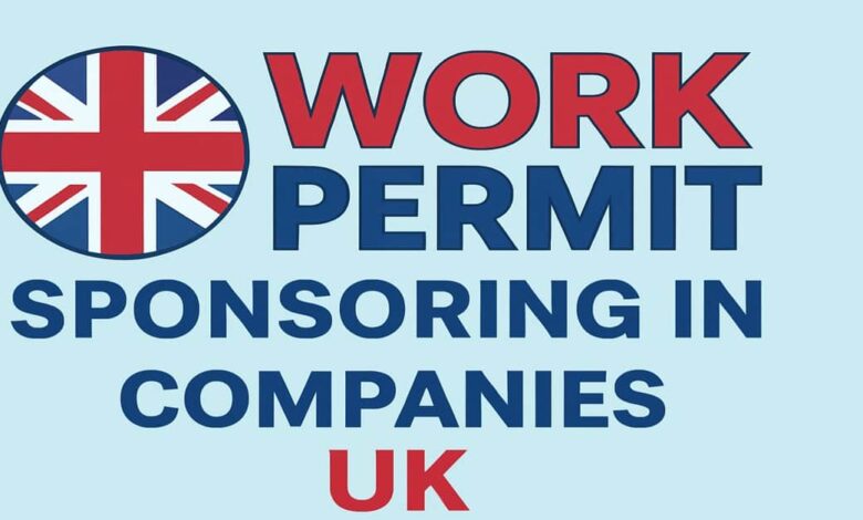 Work Permit Sponsoring Companies in UK