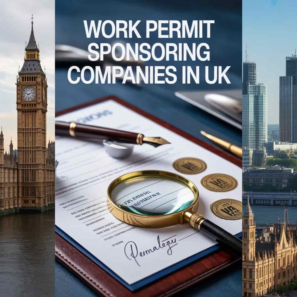 Work Permit Sponsoring Companies in UK