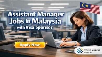 Assistant Manager Jobs in Malaysia with Visa Sponsor