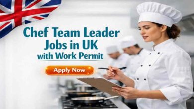 Chef Team Leader Jobs in UK with Work Permit