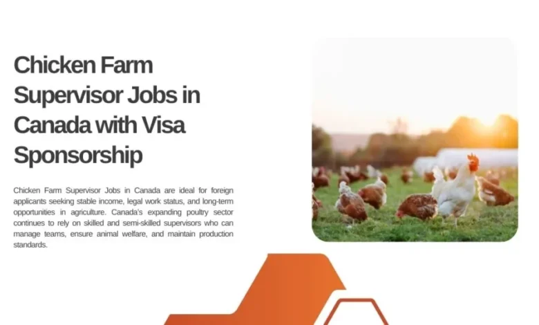 Chicken Farm Supervisor Jobs in Canada