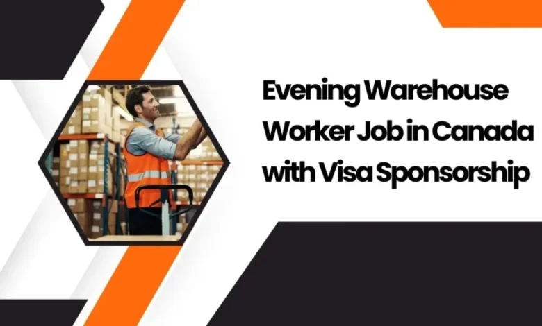 Evening Warehouse Worker Job in Canada