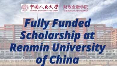Fully Funded Scholarship at Renmin University of China