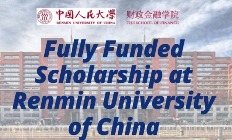 Fully Funded Scholarship at Renmin University of China