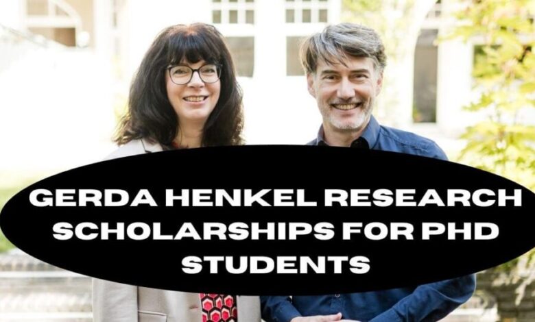Gerda Henkel Research Scholarships for PhD Students