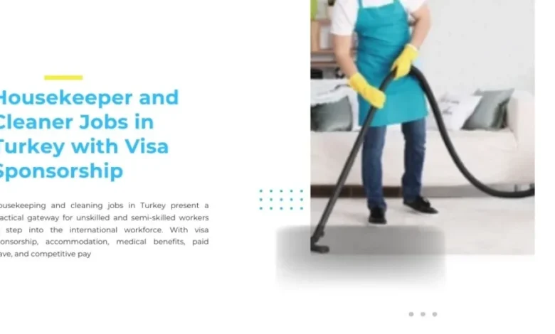 Housekeeper and Cleaner Jobs in Turkey