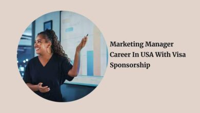 Marketing Manager Career In USA With Visa Sponsorship