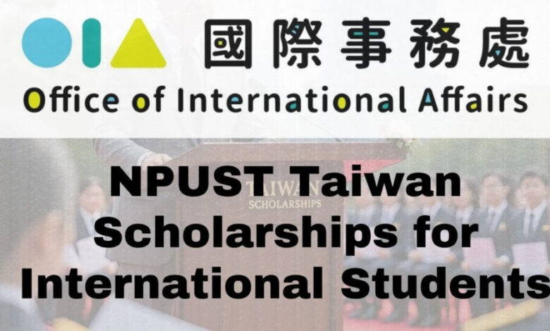 NPUST Taiwan Scholarships for International Students