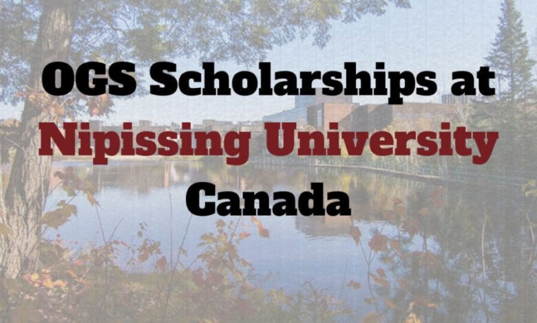 OGS Scholarships at Nipissing University Canada