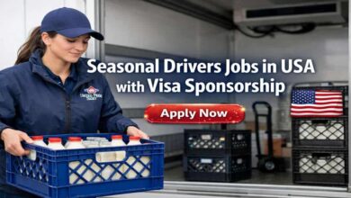 Seasonal Drivers Jobs in USA with Visa Sponsorship