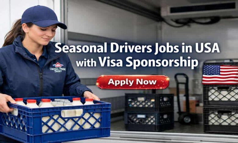 Seasonal Drivers Jobs in USA with Visa Sponsorship